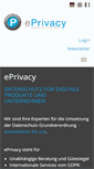 Mobile Screenshot of eprivacy.eu